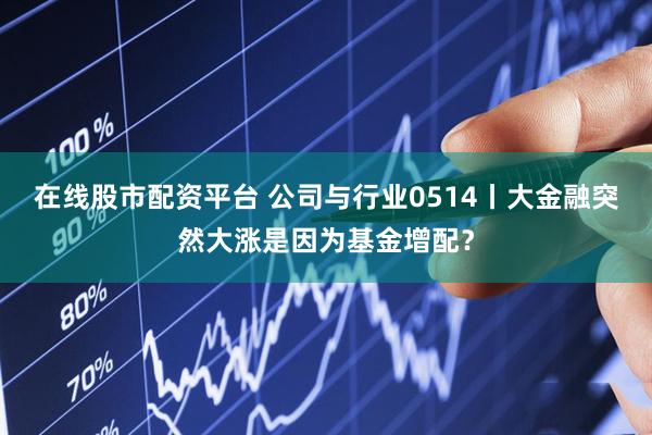 在线股市配资平台 公司与行业0514丨大金融突然大涨是因为基金增配？